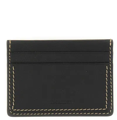 JIL SANDER JIL SANDER LOGO DEBOSSED CARD CASE