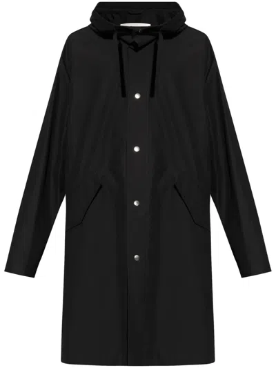 JIL SANDER LOGO PARKA COAT