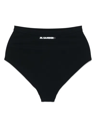 JIL SANDER LOGO-PRINT BIKINI BOTTOMS