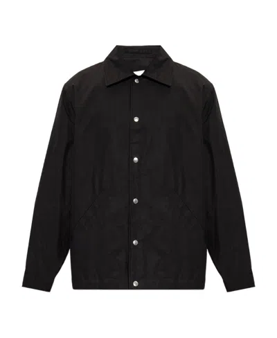 JIL SANDER JIL SANDER LOGO PRINTED LONG-SLEEVED JACKET