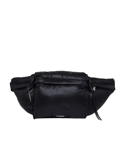 JIL SANDER JIL SANDER LOGO PRINTED ZIPPED PADDED BELT BAG