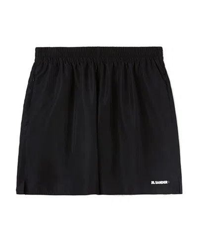 JIL SANDER JIL SANDER LOGO PRINTED SHORTS