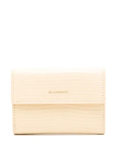 JIL SANDER LOGO-STAMP LEATHER COIN PURSE