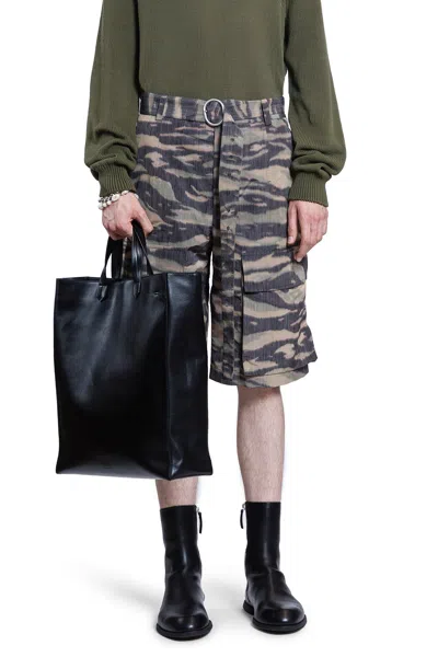 JIL SANDER CAMOUFLAGE CARGO SHORTS