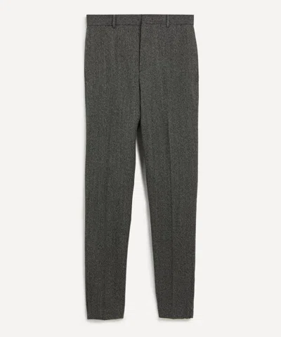 JIL SANDER JIL SANDER MENS WOOL STRAIGHT LEG TROUSERS
