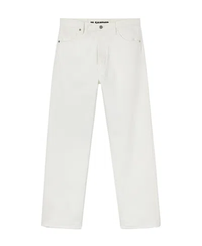 JIL SANDER JIL SANDER BUTTON DETAILED STRAIGHT LEG JEANS