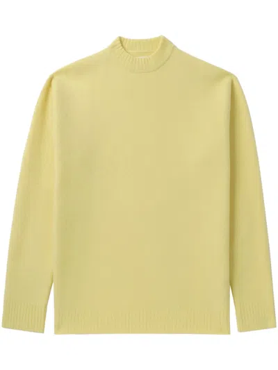 JIL SANDER MOCK-NECK WOOL JUMPER