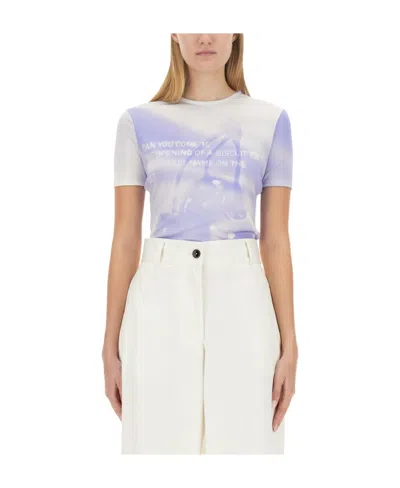 JIL SANDER JIL SANDER MOTIF PRINTED SLIM FIT T-SHIRT