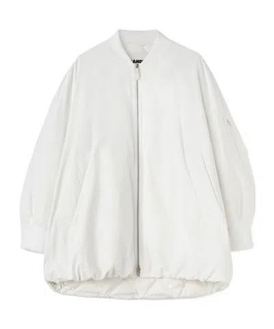 JIL SANDER JIL SANDER STAND-UP COLLAR OVERSIZED JACKET