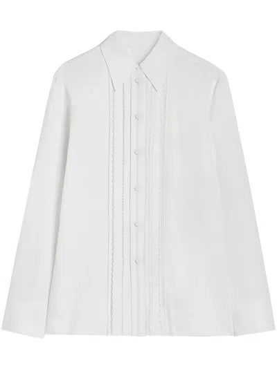 JIL SANDER PLEATED LONG SLEEVES SHIRT