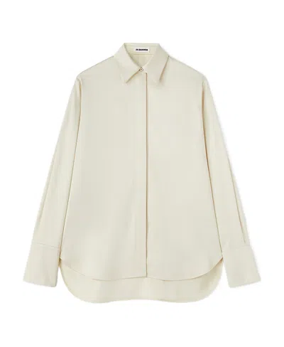 JIL SANDER JIL SANDER LOOSE FIT CONCEALED FASTENED SHIRT