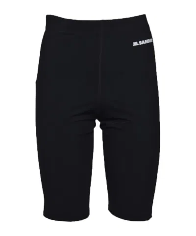 JIL SANDER JIL SANDER LOGO PRINTED BIKER SHORTS
