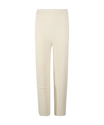 JIL SANDER JIL SANDER RIBBED STRAIGHT LEG TRACK PANTS