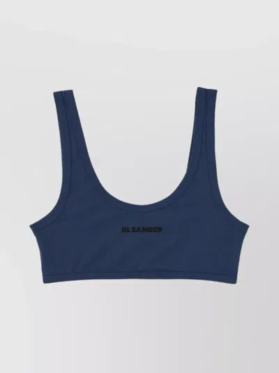 JIL SANDER SCOOP NECKLINE BIKINI TOP