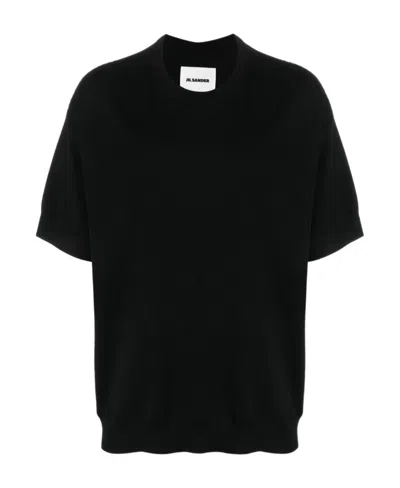 JIL SANDER JIL SANDER SHORT-SLEEVED KNITTED JUMPER