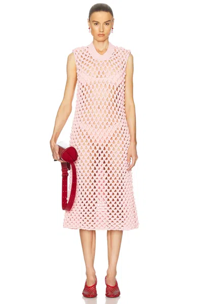 JIL SANDER SLEEVELESS CREW NECK DRESS