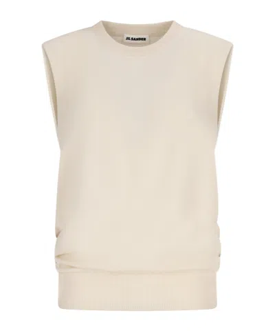 JIL SANDER KNITTED TANK TOP