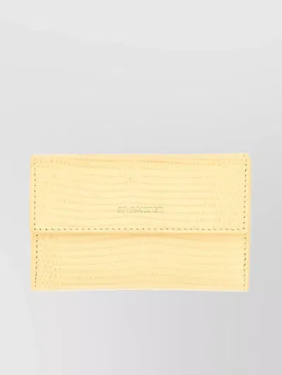 JIL SANDER "SMALL" EMBOSSED TEXTURE WALLET