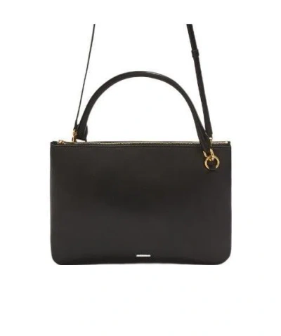 JIL SANDER SMALL LEATHER SHOULDER BAG