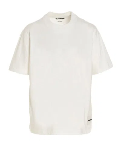 JIL SANDER T-SHIRT WITH ROUND NECK AND SHORT SLEEVES