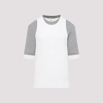 JIL SANDER T-SHIRTS GREY