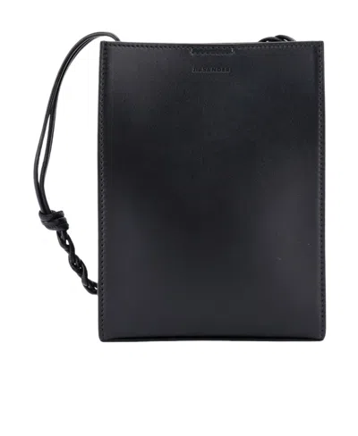 JIL SANDER JIL SANDER TANGLE LOGO DETAILED SHOULDER BAG