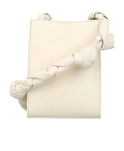 JIL SANDER JIL SANDER TANGLE KNOT DETAILED SHOULDER BAG