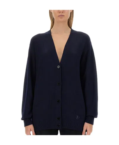 JIL SANDER JIL SANDER V-NECK BUTTONED CARDIGAN