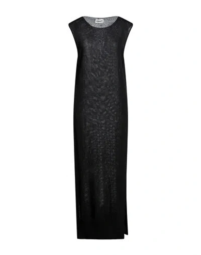 JIL SANDER JIL SANDER+ WOMAN MAXI DRESS BLACK SIZE 10 COTTON