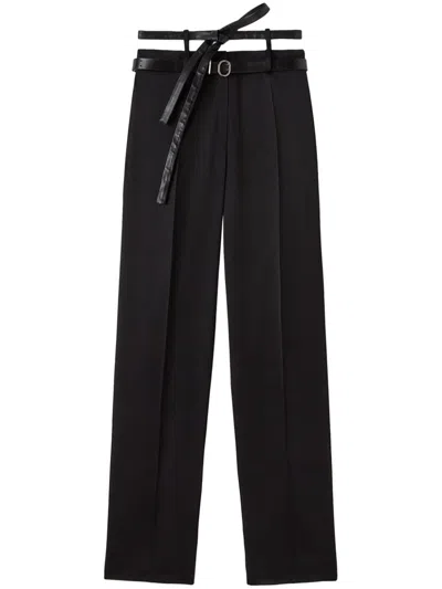JIL SANDER WOMEN'S SILK TROUSERS
