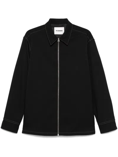 JIL SANDER ZIP-UP SHIRT
