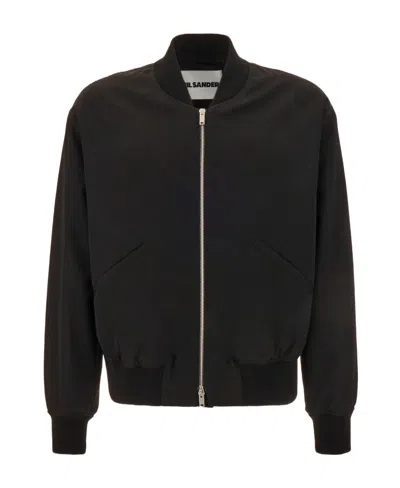 JIL SANDER JIL SANDER ZIP-UP BOMBER JACKET