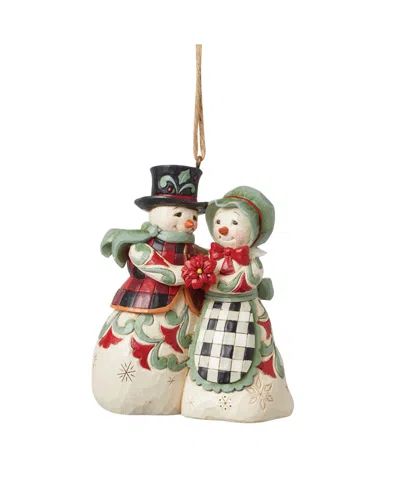JIM SHORE HIGHLAND GLEN SNOWMAN ORNAMENT