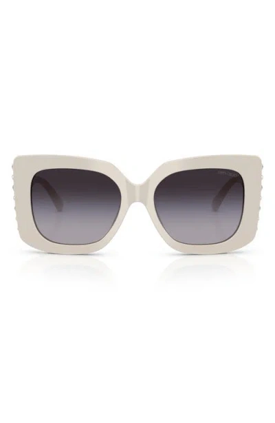 JIMMY CHOO JIMMY CHOO 54MM BUTTERFLY SUNGLASSES