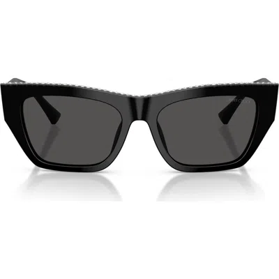 JIMMY CHOO JIMMY CHOO 54MM CAT EYE SUNGLASSES