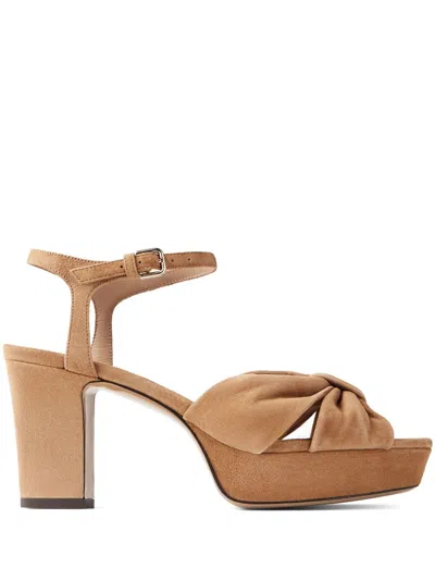 JIMMY CHOO 80MM HELOISE SANDALS