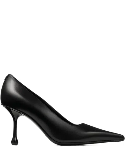 JIMMY CHOO 80MM IXIA 80 LEATHER PUMPS