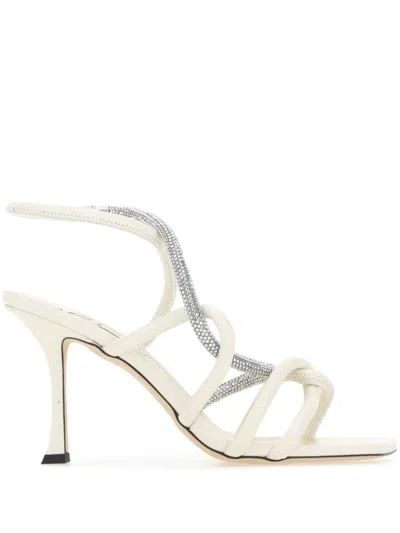 JIMMY CHOO 90MM LONNIE 90 SANDALS