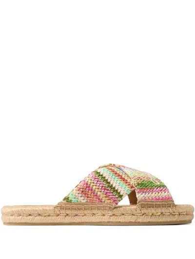 JIMMY CHOO ACIEL FLAT SANDALS