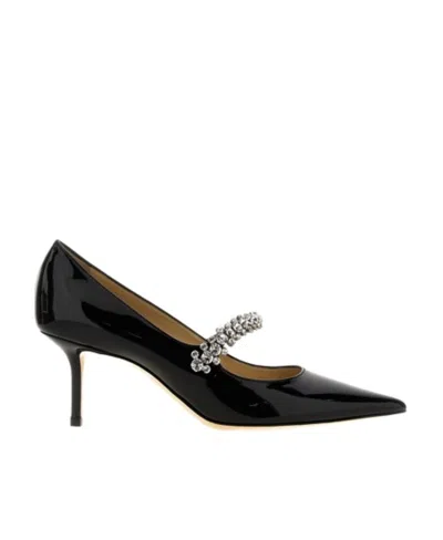 JIMMY CHOO JIMMY CHOO JEWEL STRAP POINTED TOE PUMPS