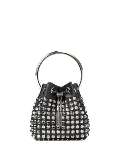 JIMMY CHOO BON BON MINI BUCKET BAG