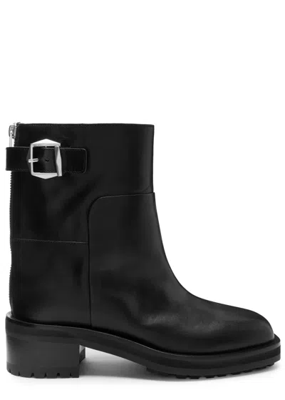 JIMMY CHOO JIMMY CHOO BROOKLYN LEATHER ANKLE BOOTS