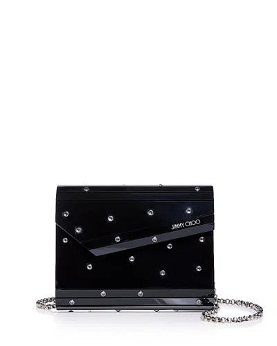 JIMMY CHOO CANDY CRYSTAL EMBELLISHED ACRYLIC CLUTCH