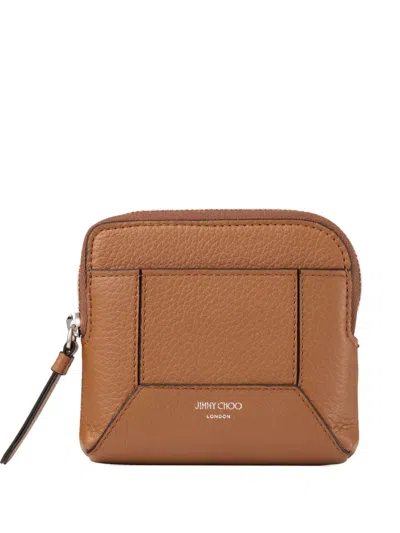 JIMMY CHOO COMPACT LEATHER CARDHOLDER