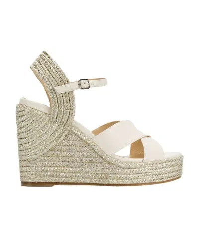 JIMMY CHOO JIMMY CHOO DELLENA 100 WEDGE SANDALS