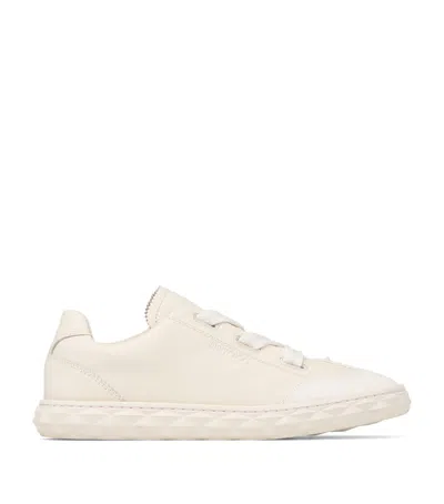 JIMMY CHOO DIAMOND LIGHT FLEX LEATHER SNEAKERS