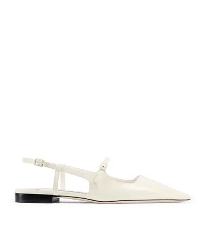 JIMMY CHOO DIDI PATENT SLINGBACK FLATS