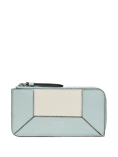 JIMMY CHOO DM LISE-Z PANELLED ZIP-AROUND WALLET