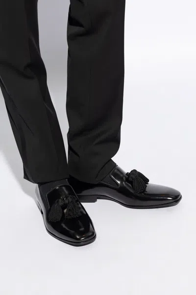 JIMMY CHOO JIMMY CHOO ‘FOXLEY’ LEATHER MOCCASINS