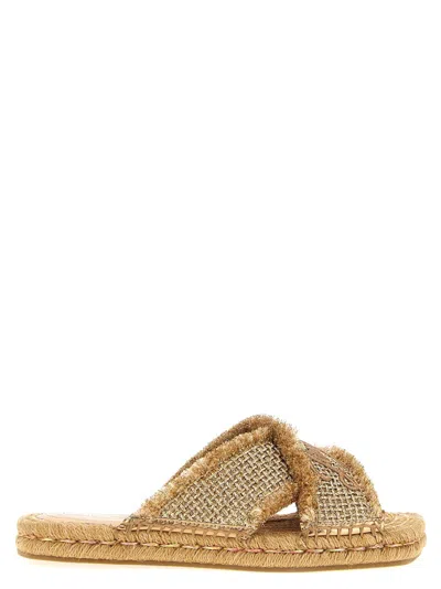 JIMMY CHOO WOMEN GOLDEN ACIEL SANDALS, 3.5 LUXURY SANDALS & FLOATERS FOR WOMEN DARVEYS